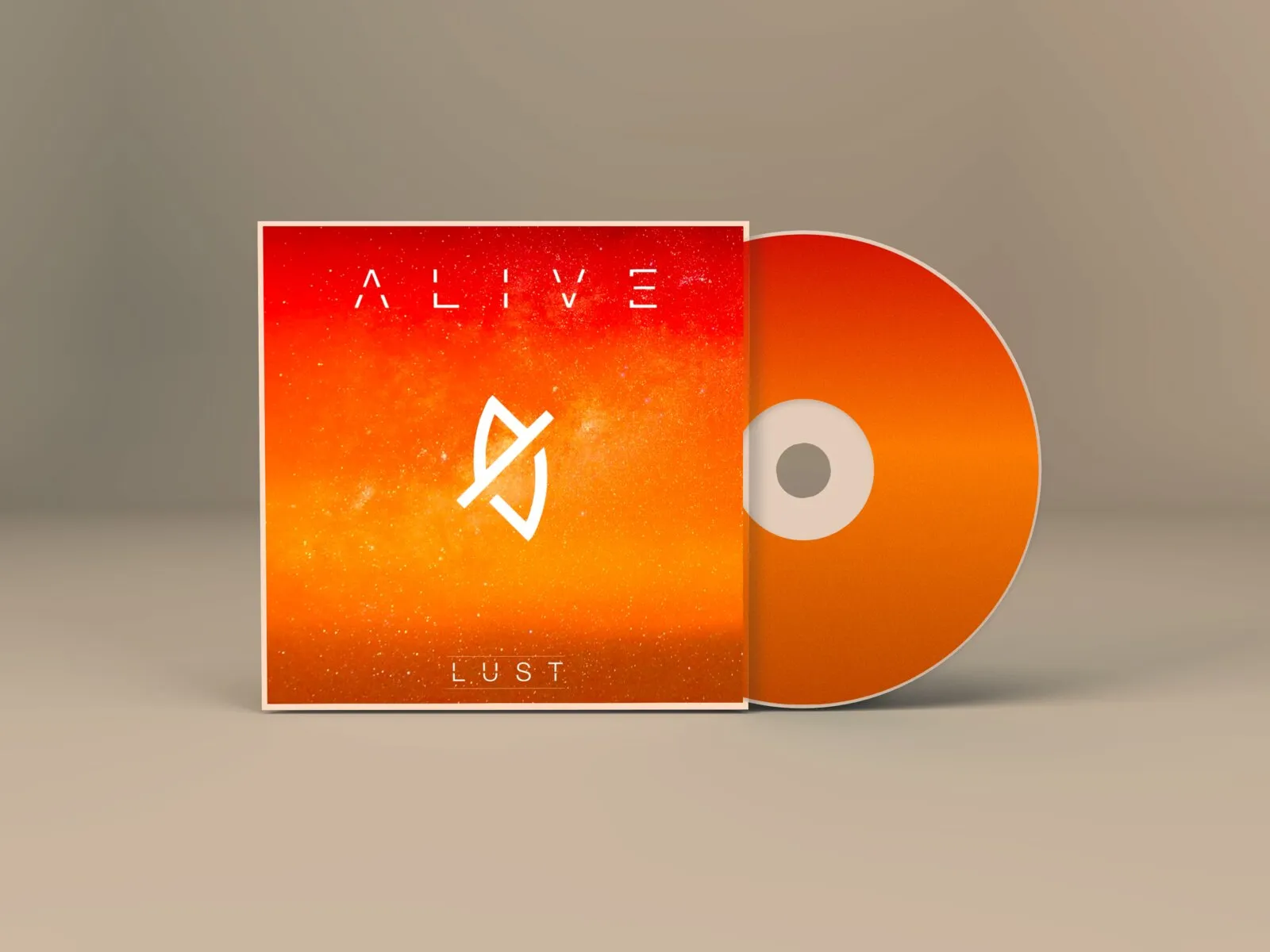 The LUST EP, with its cover and CD